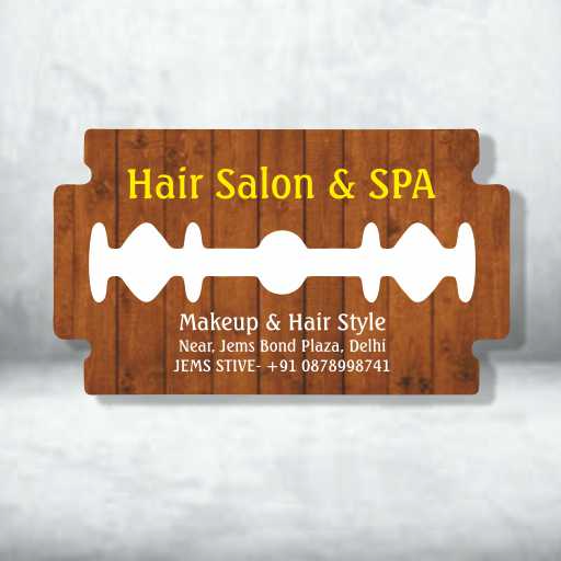 Salon Shop Visiting Card